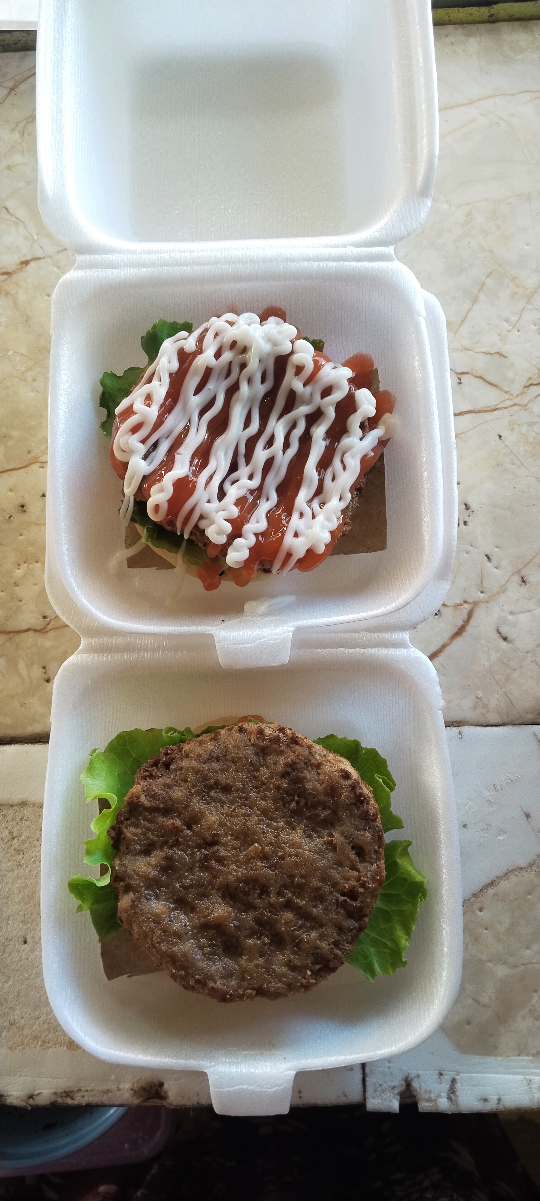 Burger daging sapi