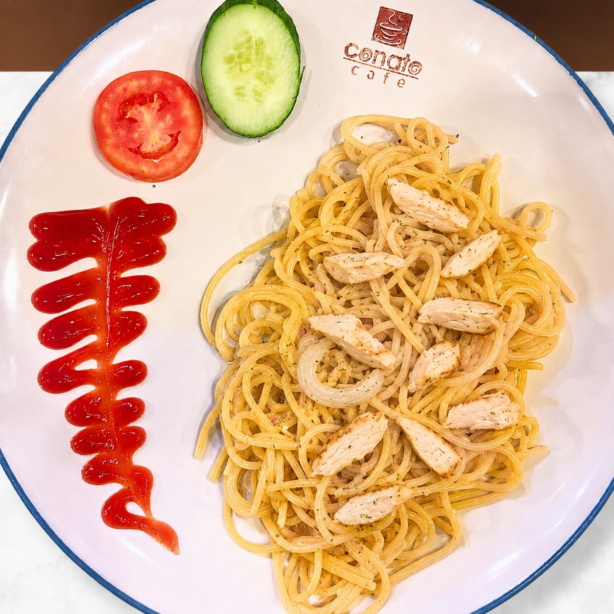 Spaghetti Ayam