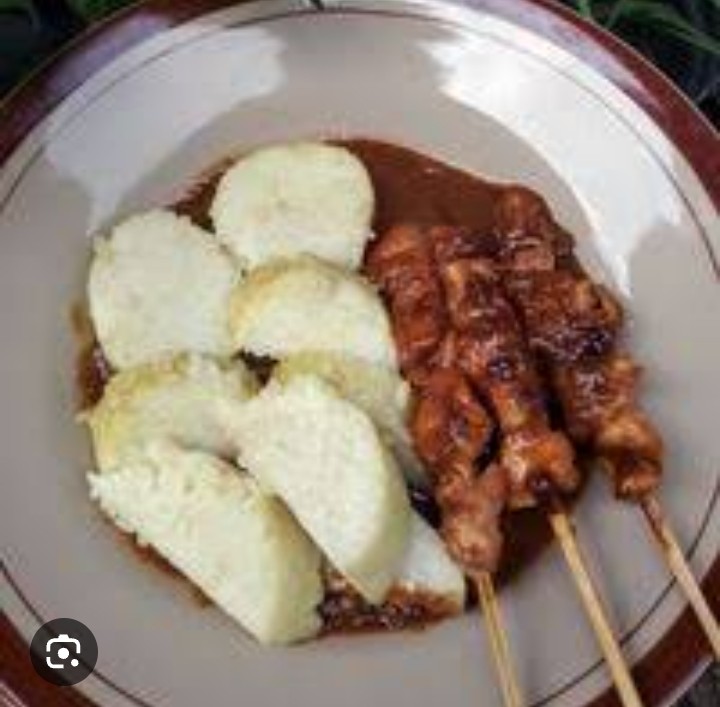 Lontong sate