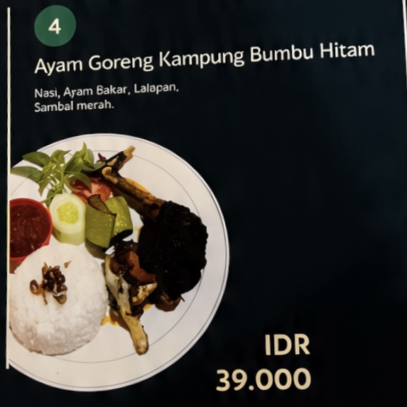 Ayam Goreng Kampung Bumbu Hitam