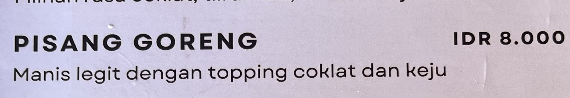Pisang Goreng
