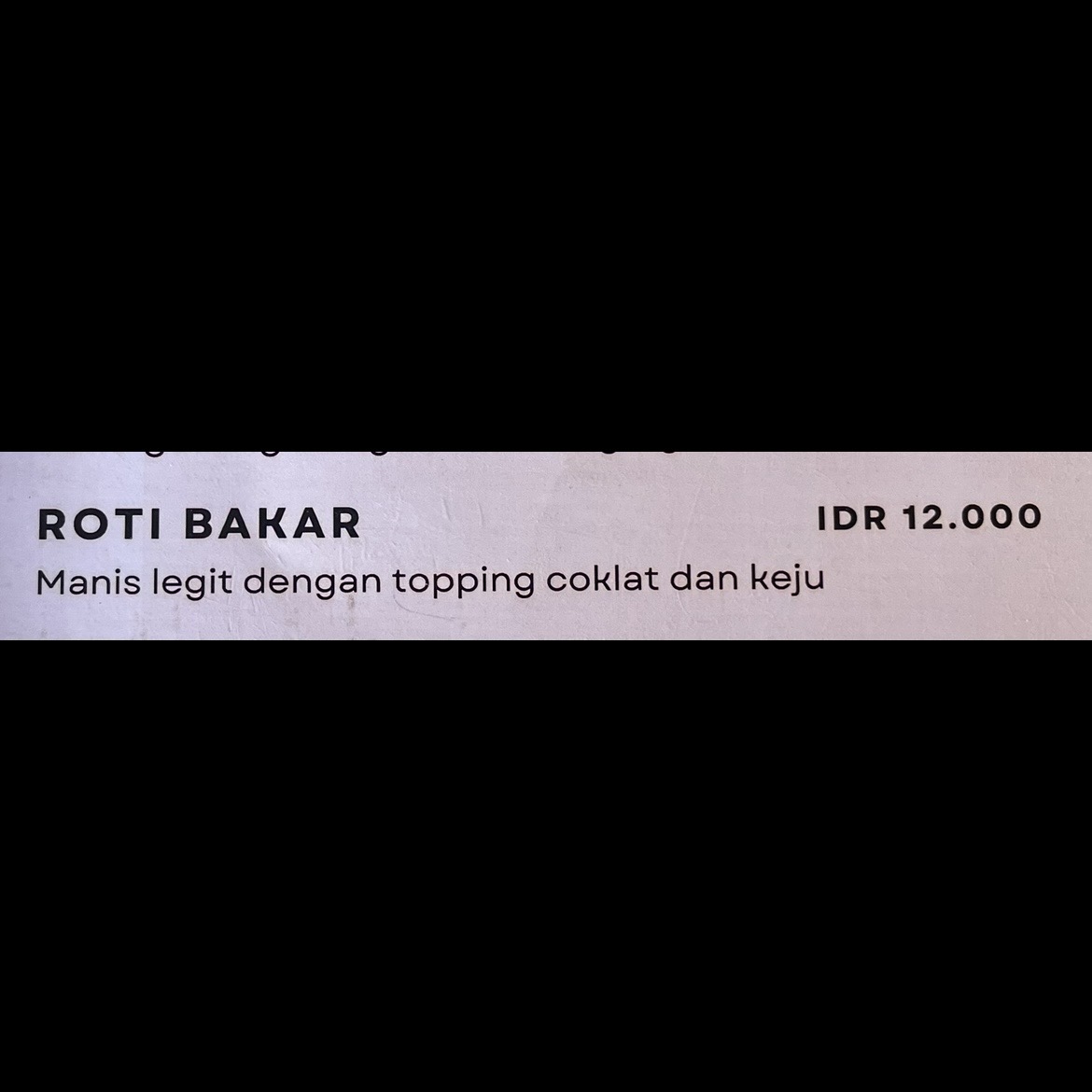 Roti Bakar