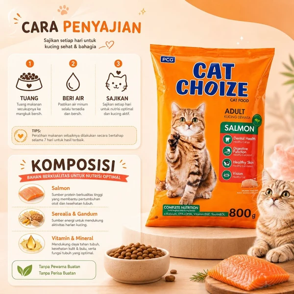 Cat choize adult salmon